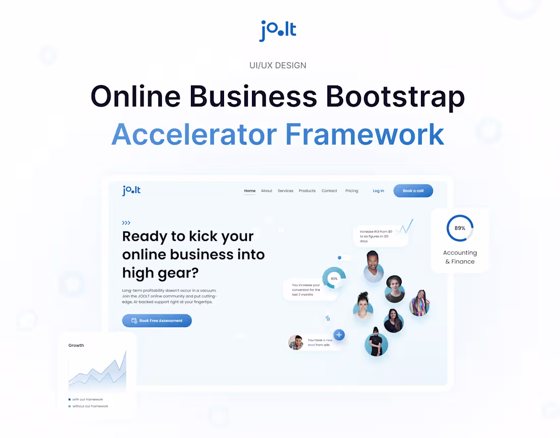 Cover image for UX/UI for Business Accelerator Software