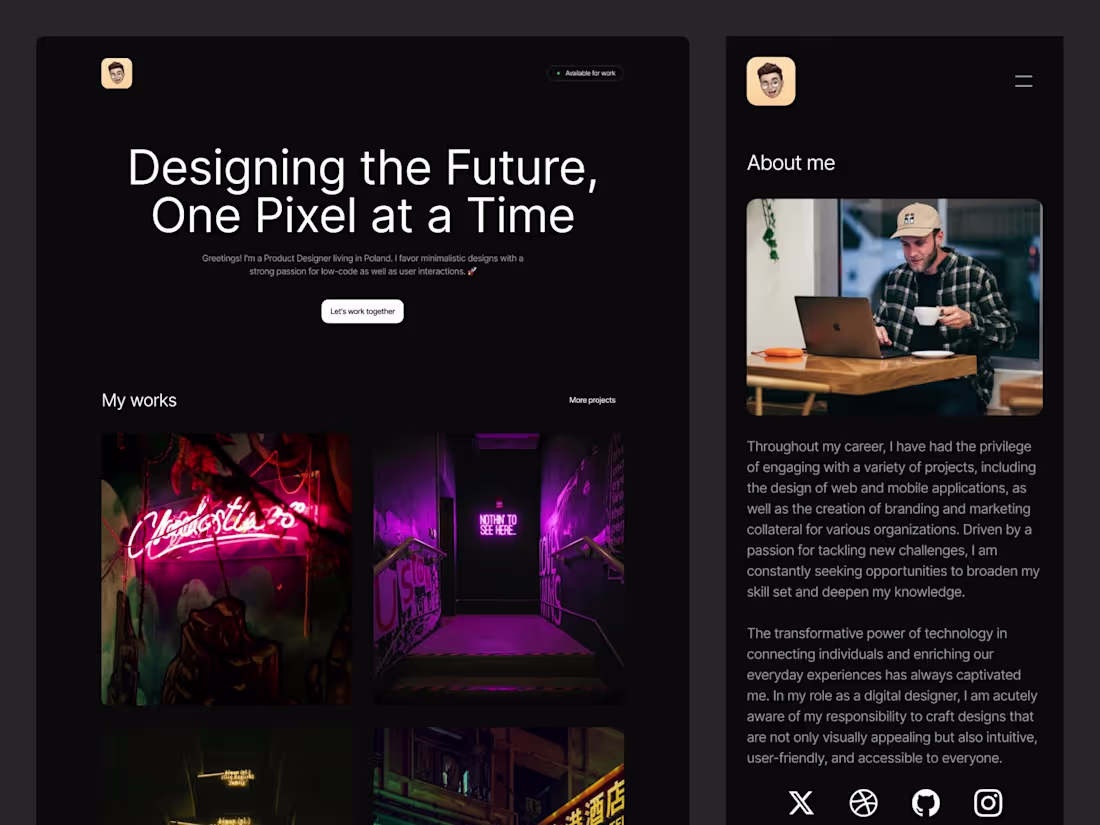 Cover image for Glove - Framer Portfolio Templates
