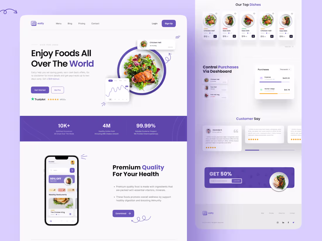 Cover image for Eatly Landing Page 