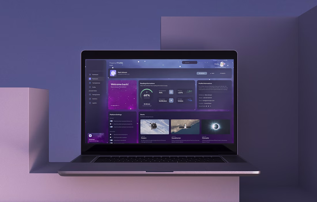 Cover image for Reading Genius UI Design for Speed Reading Application
