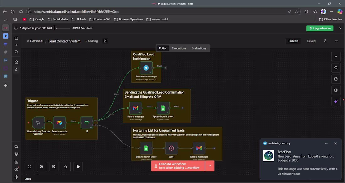Cover image for Struggling with lead leaks and manual follow-ups? 😓 I desig...