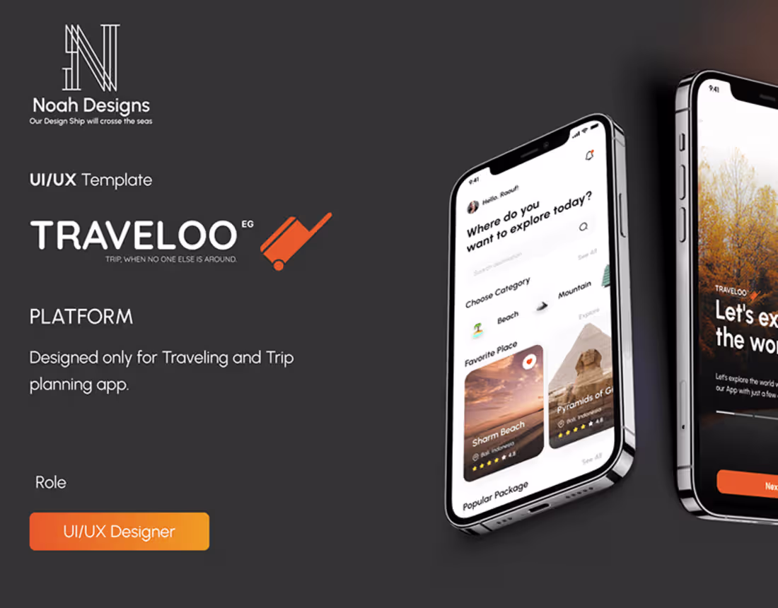 Cover image for TRAVELOO :: Behance