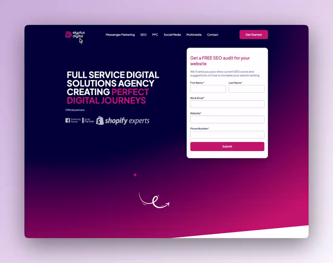 Cover image for Elyptus Digital - Website Redesign