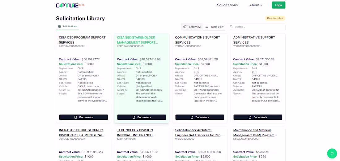 Cover image for A bid-intelligence platform that helps