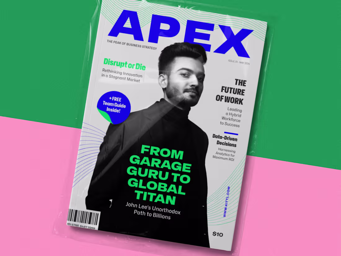 Cover image for Magazine Cover Design with Kittl