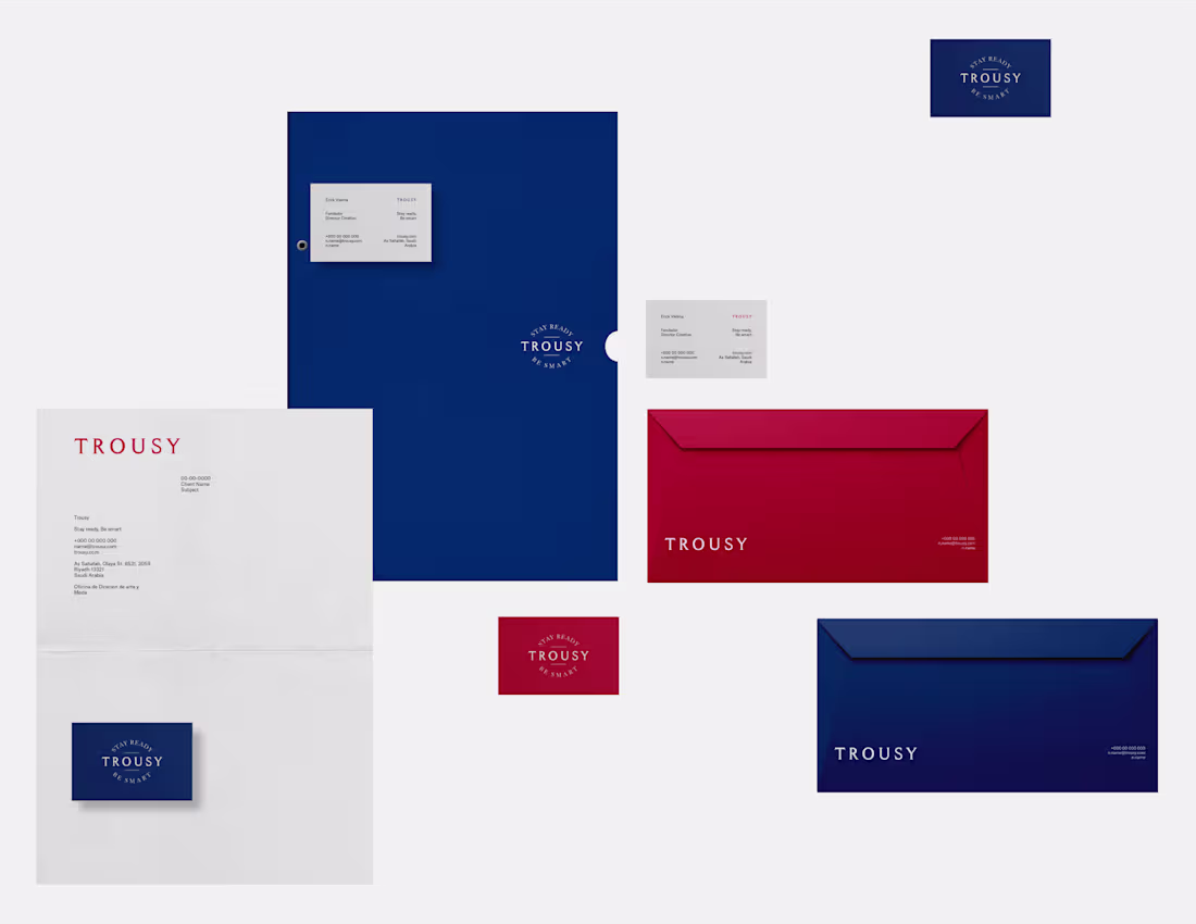 Cover image for TROUSY  Visual identity
