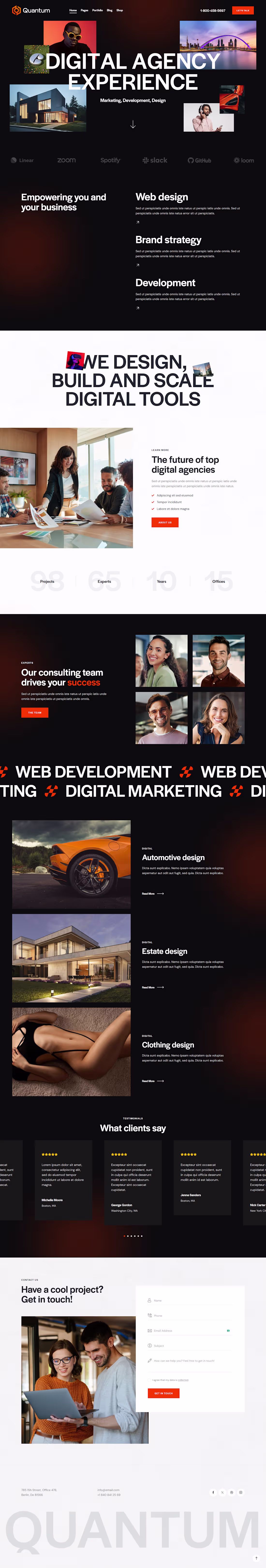 Cover image for Wordpress Digital Agency Website