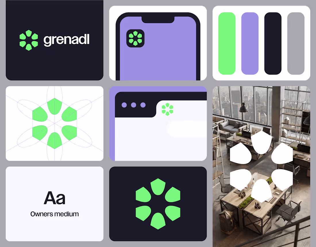 Cover image for grenadl logo and branding