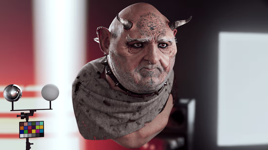 Cover image for Old Goth Executioner (Character Modeling)