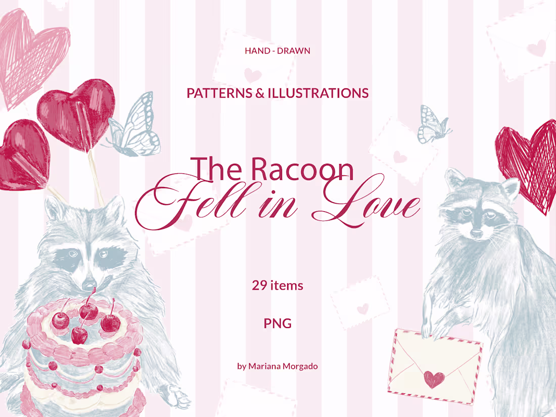 Cover image for The Racoon Fell in Love