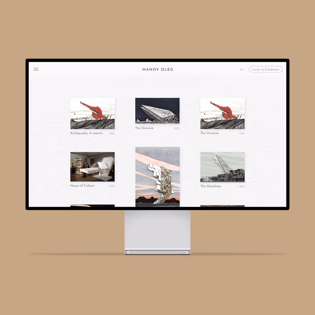 Cover image for Architect portfolio-website design