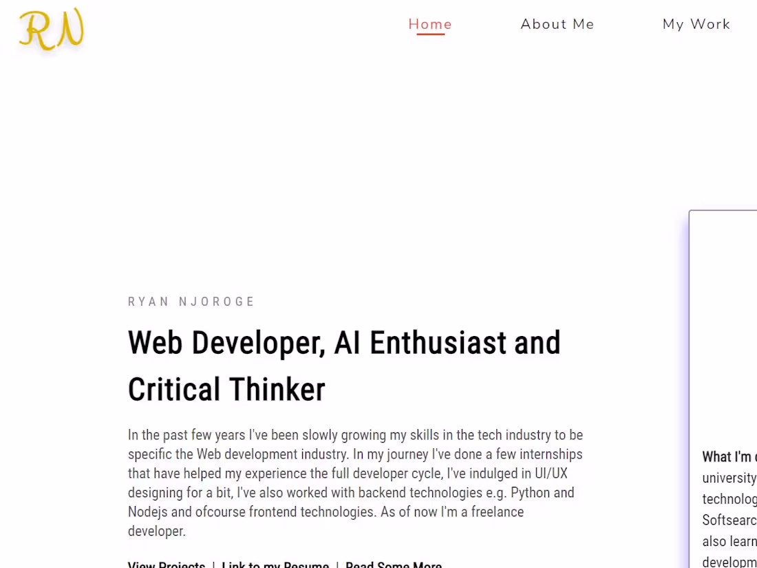 Cover image for Ryan’s | Portfolio