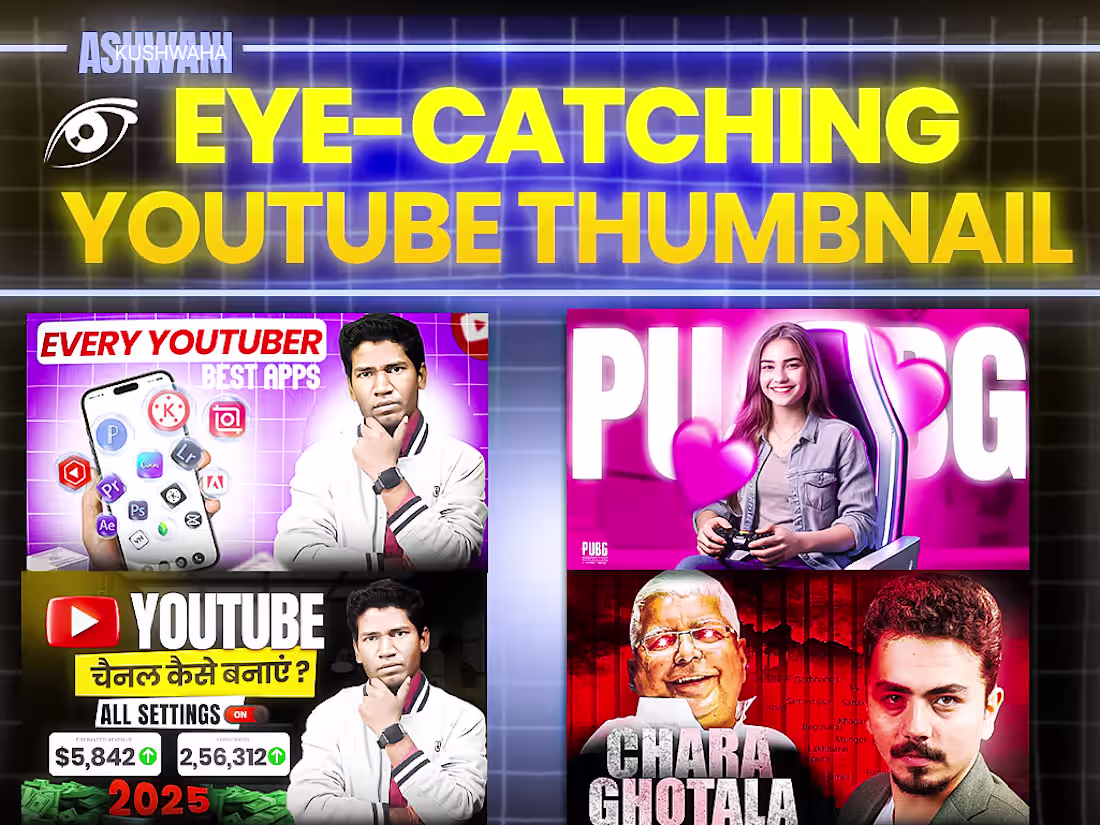 Cover image for I will create Youtube thumbnail design professional 