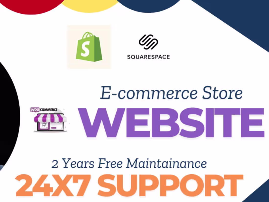 Cover image for  custom shopify wordpress development professional ecommerce