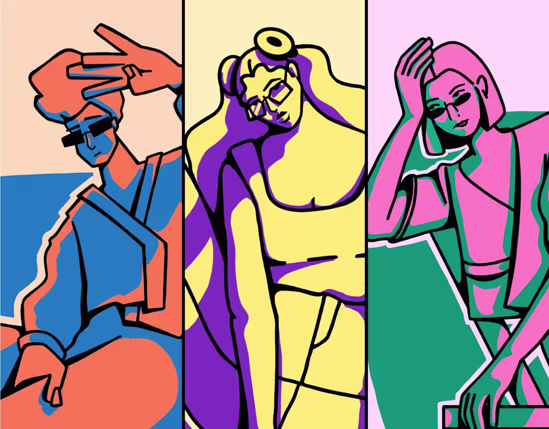 Cover image for Character illustration serie