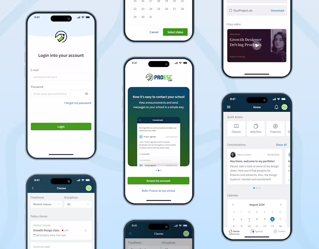 Cover image for Design of an app for students