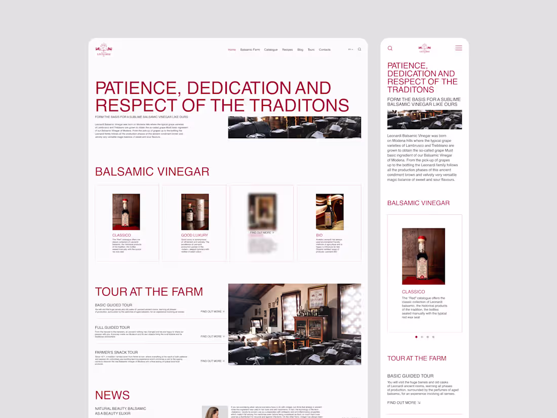 Cover image for A sophisticated responsive website for