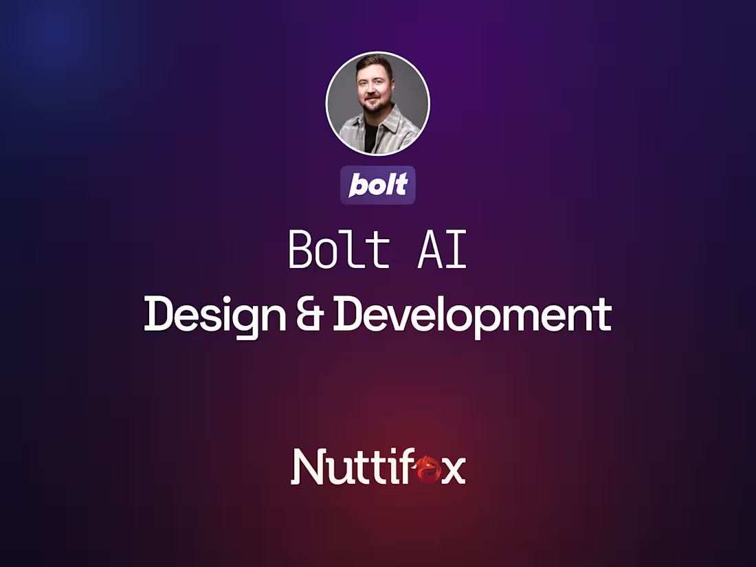 Cover image for Bolt – AI Web App Development