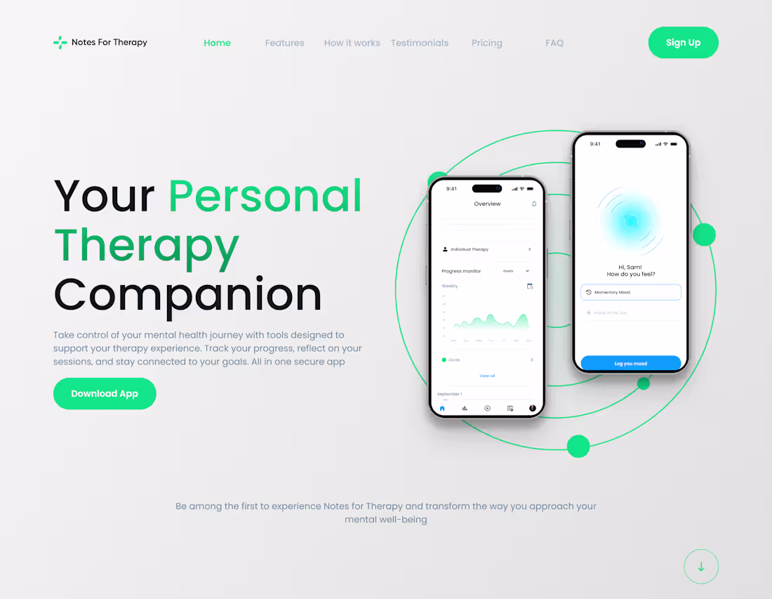 Cover image for Notes For Therapy