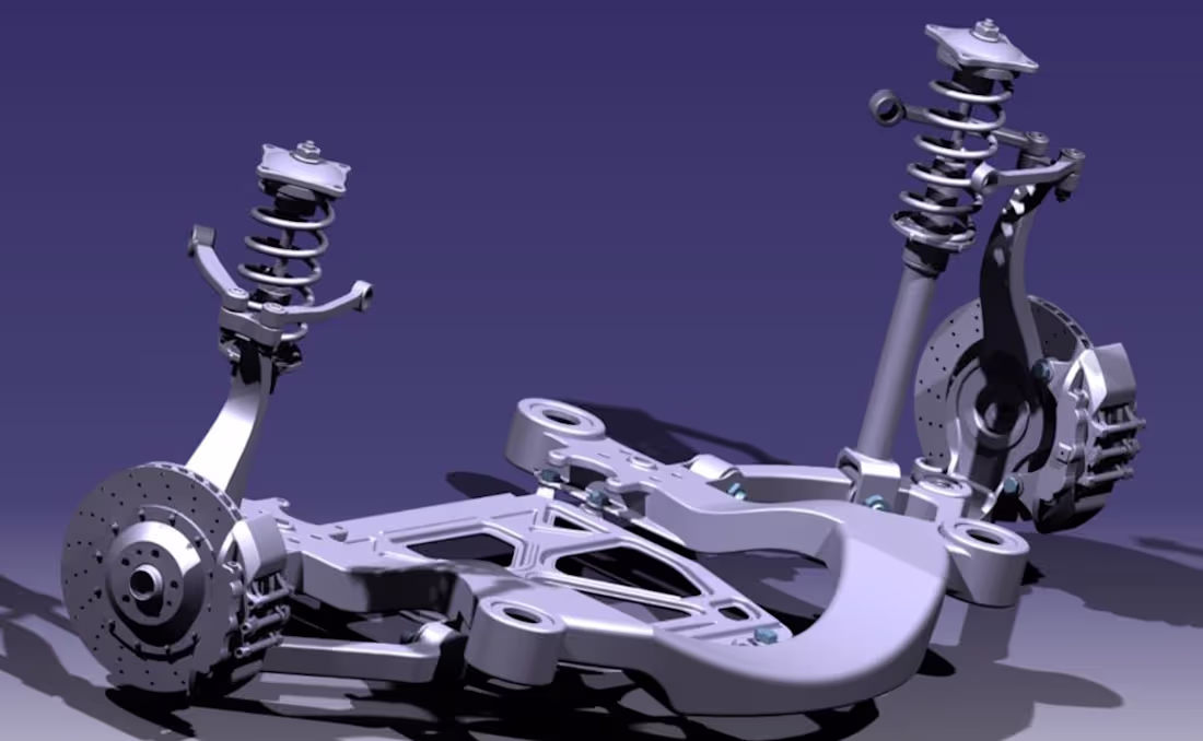 Cover image for Porsche Front Axle & Suspension