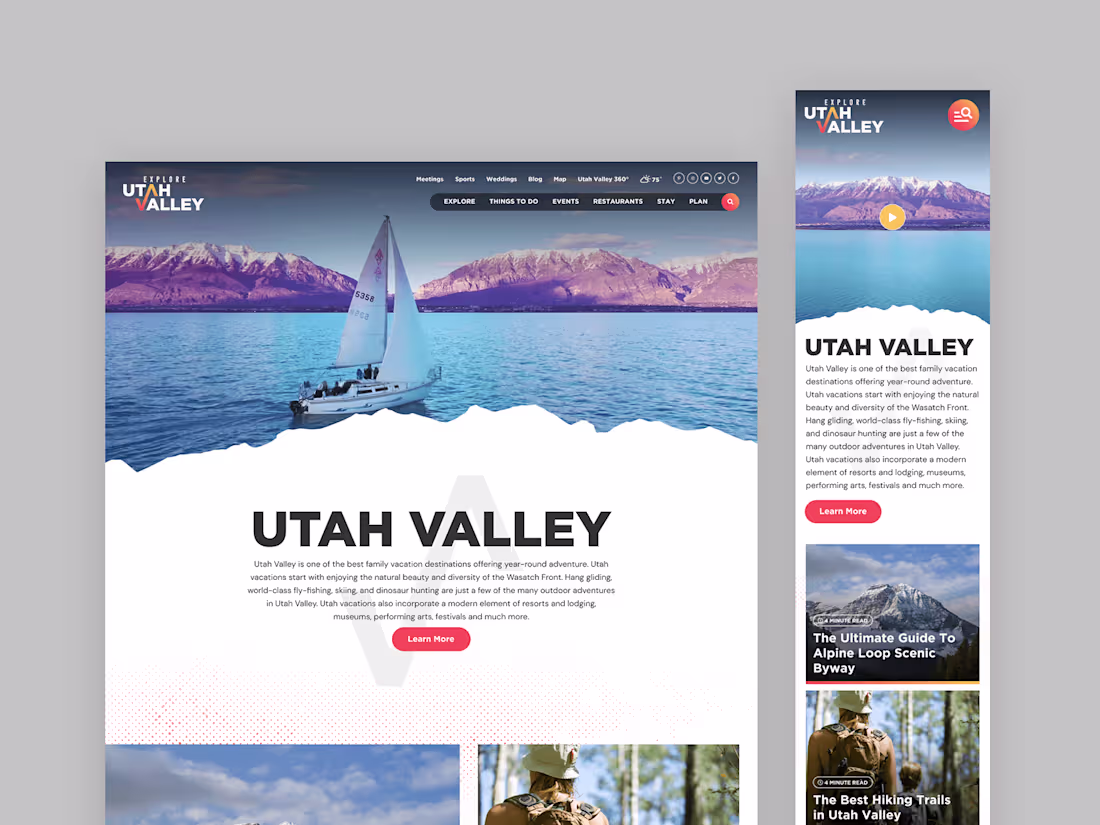 Cover image for Website Redesign, Responsive design