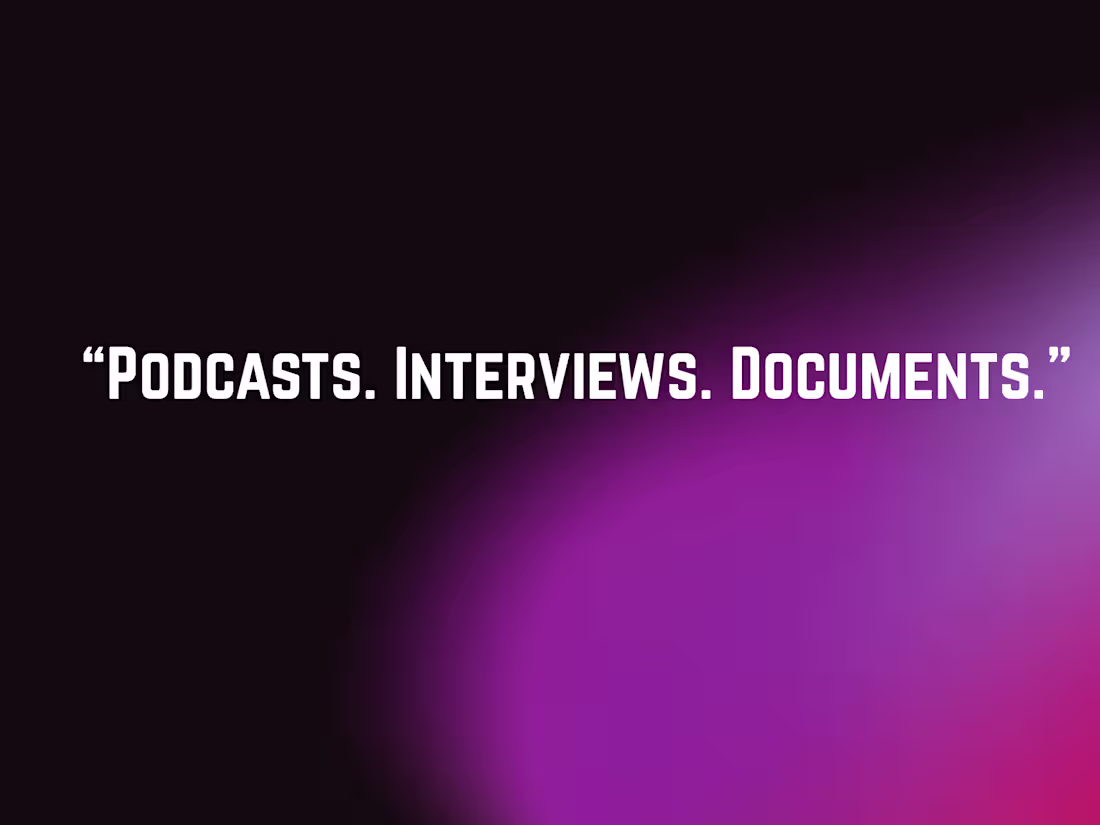 Cover image for Professional Transcription | Audio, Video & Interviews