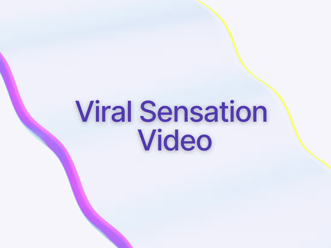 Cover image for Viral Sensation Product Video