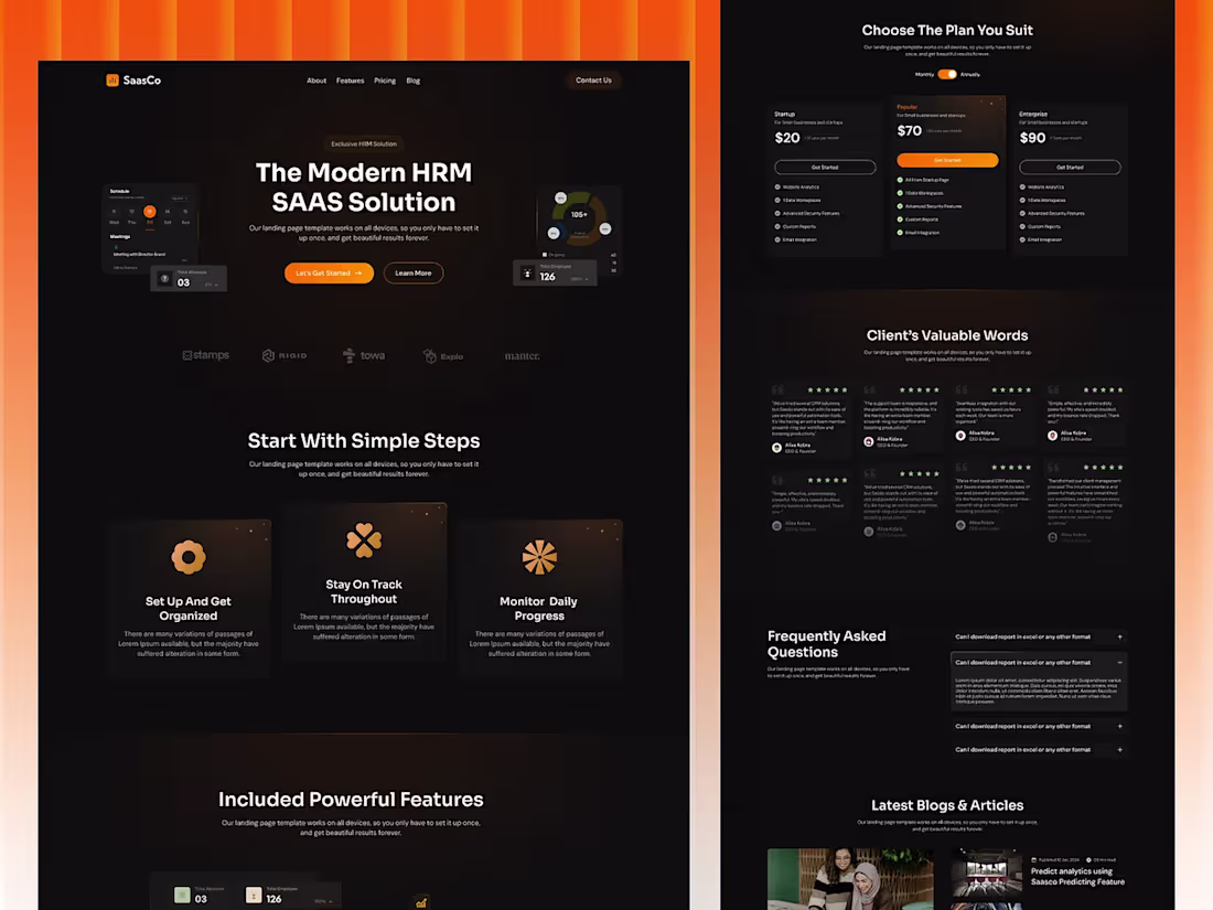 Cover image for Modern HRM SaaS Platform
