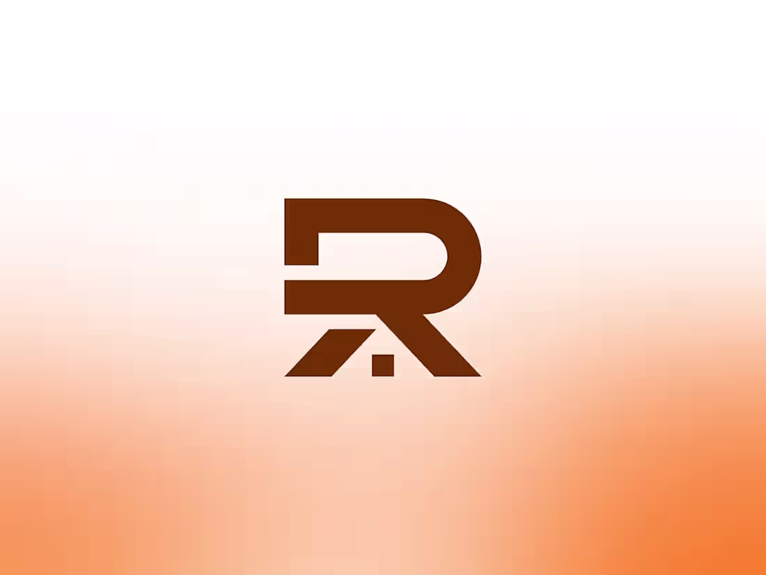 Cover image for Logo design for real estate brand Initial letter R + House c...