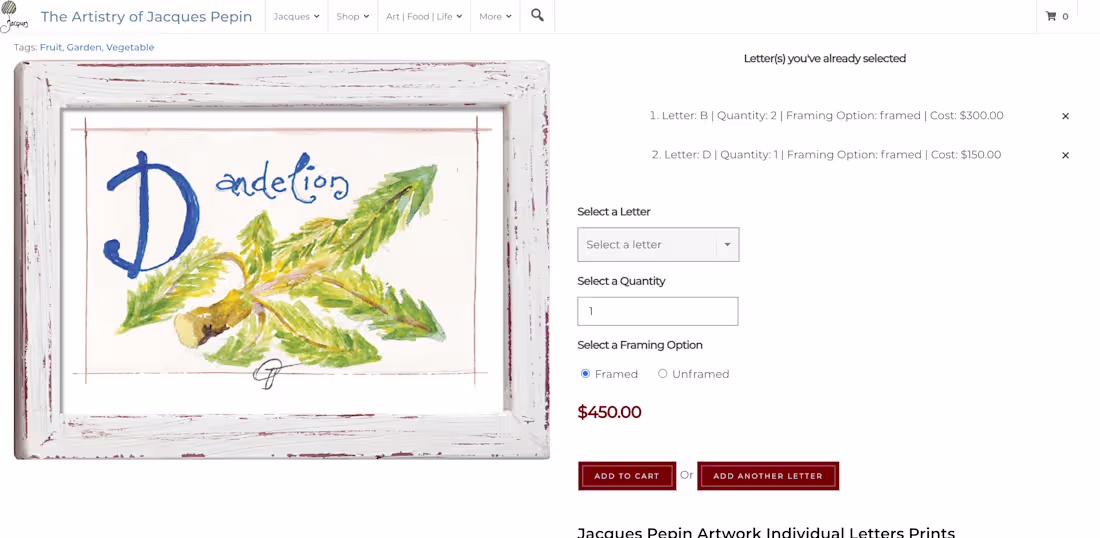 Cover image for jacquespepinart.com