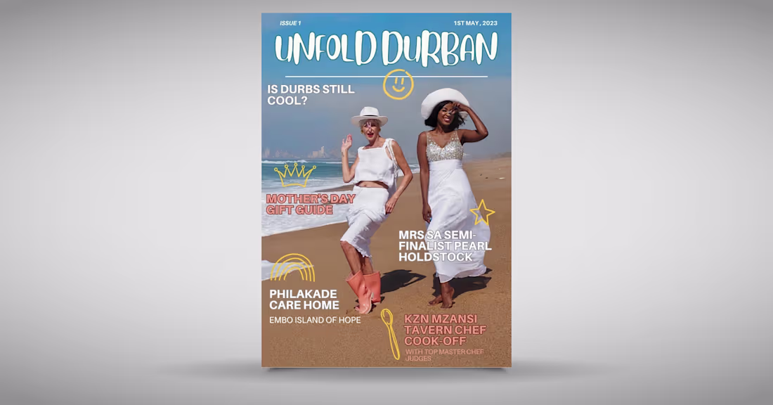Cover image for Unfold Durban Magazine 