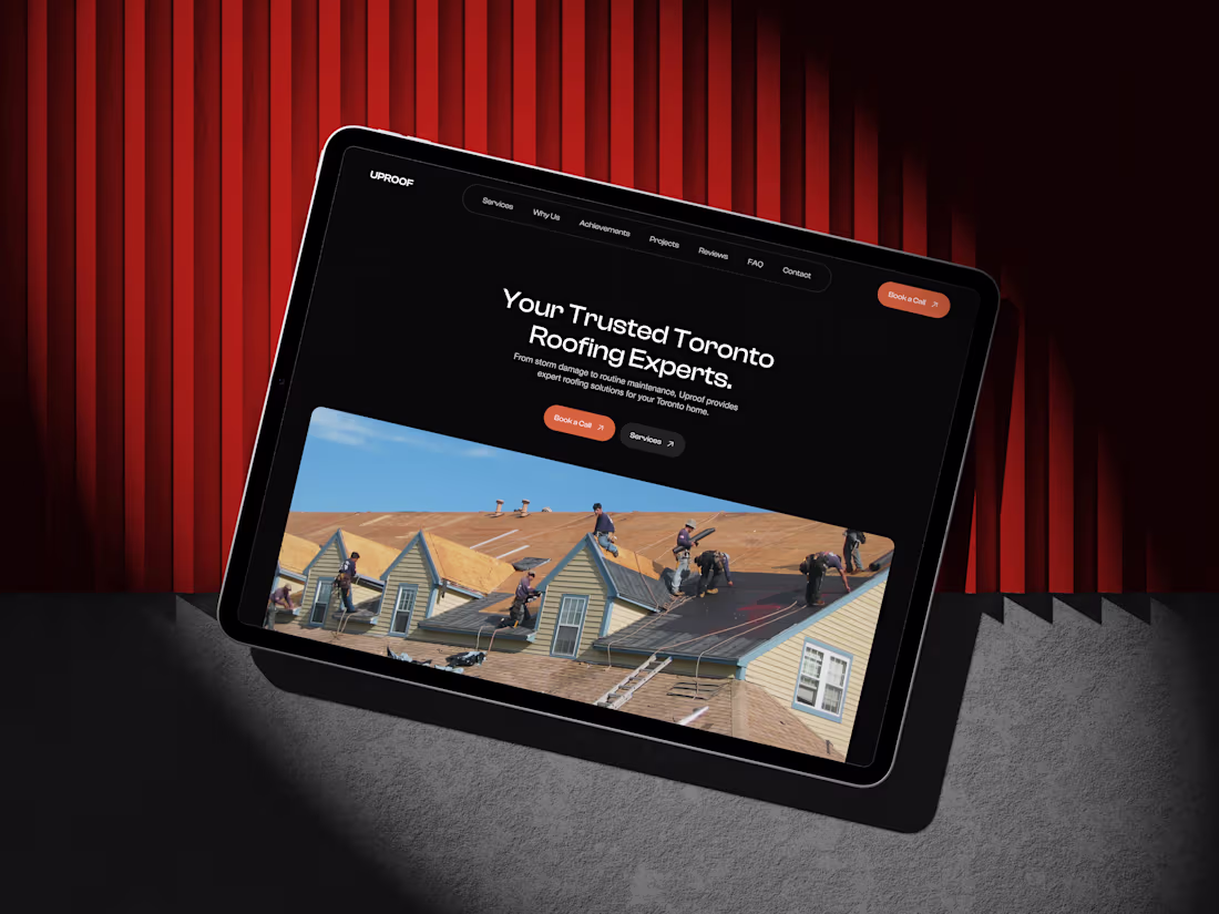 Cover image for Uproof - Roofing Company.