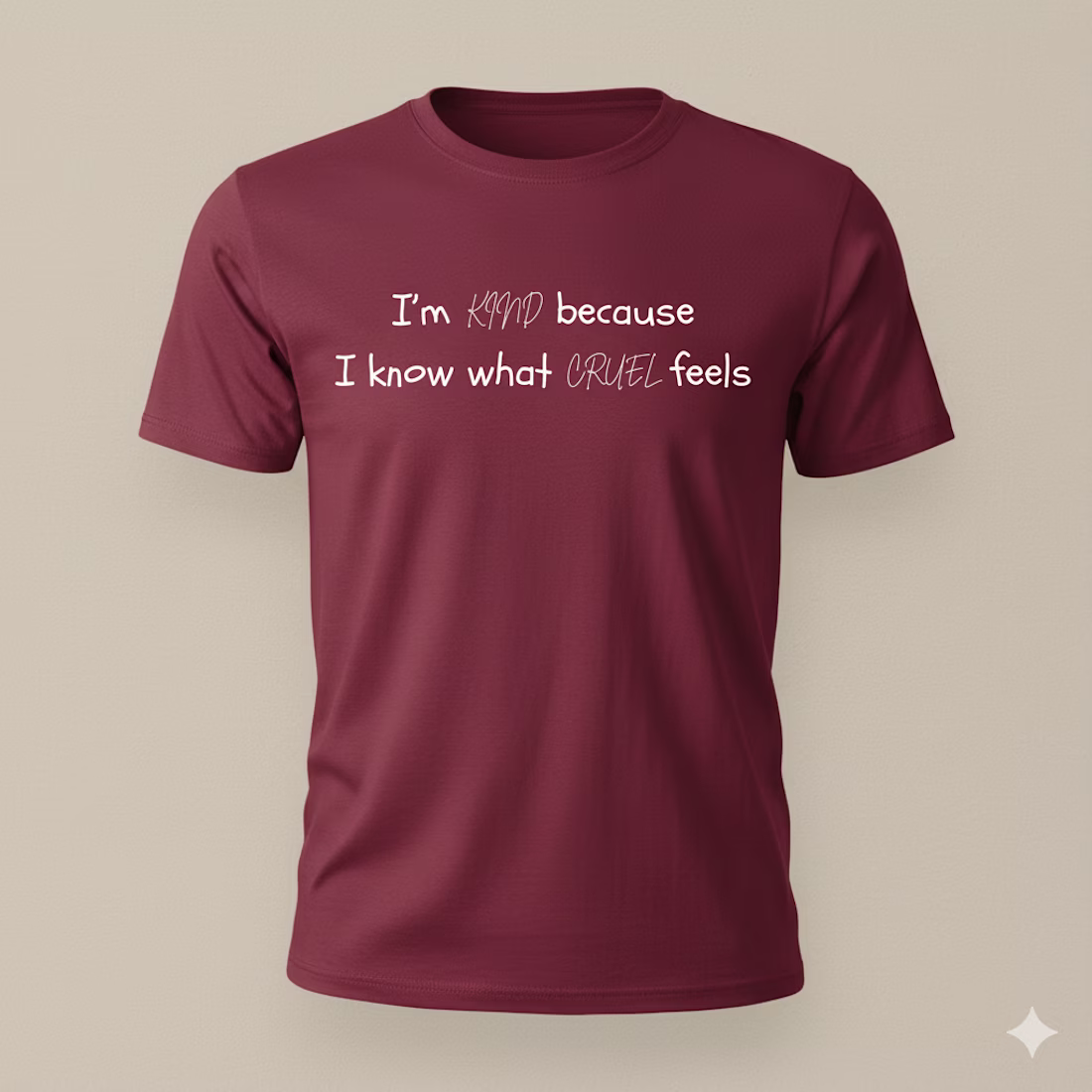 Cover image for A t-shirt quote that I wrote and feels relatable <3