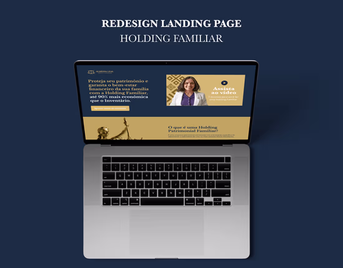 Cover image for Wireframe Redesign for Family and Succession Law Office LP