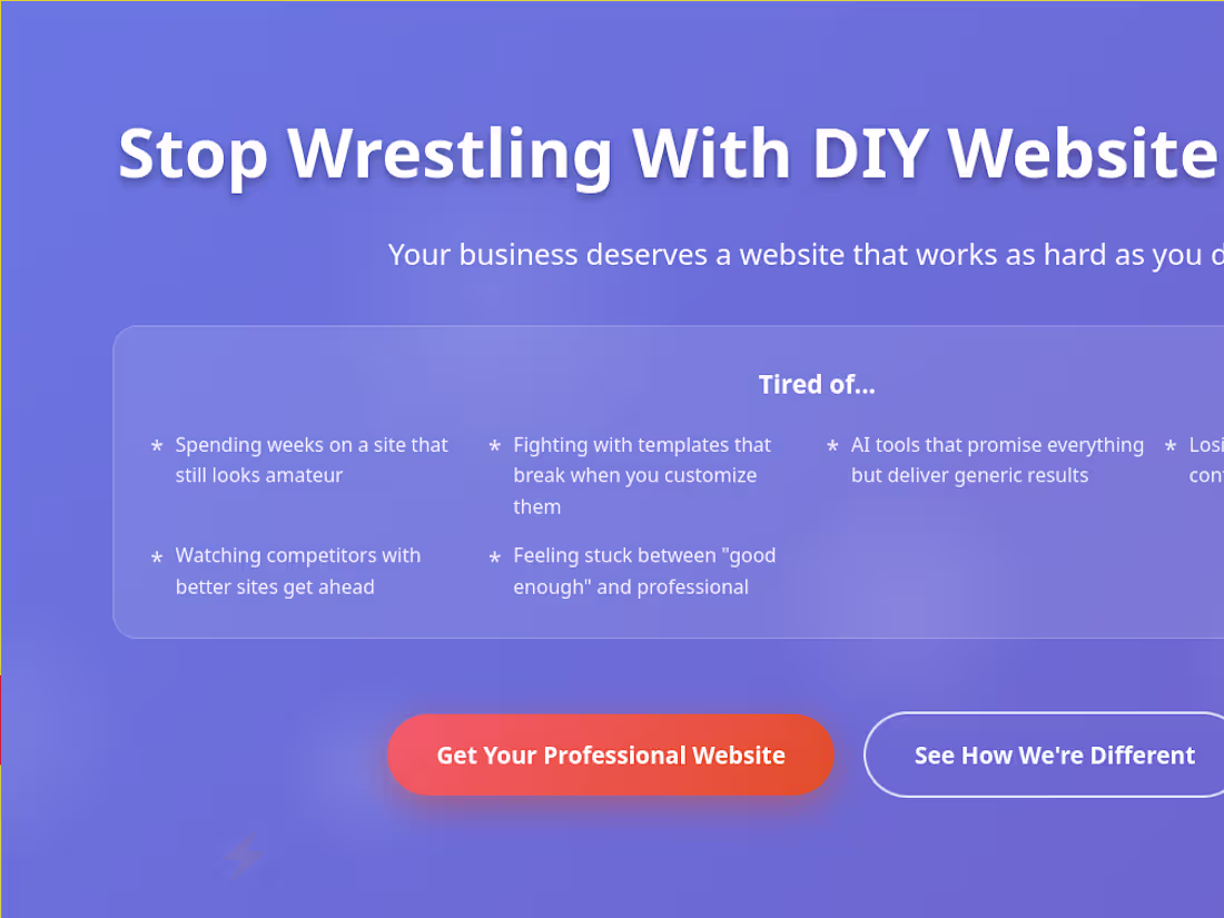 Cover image for Your business deserves a website that works as hard as you do