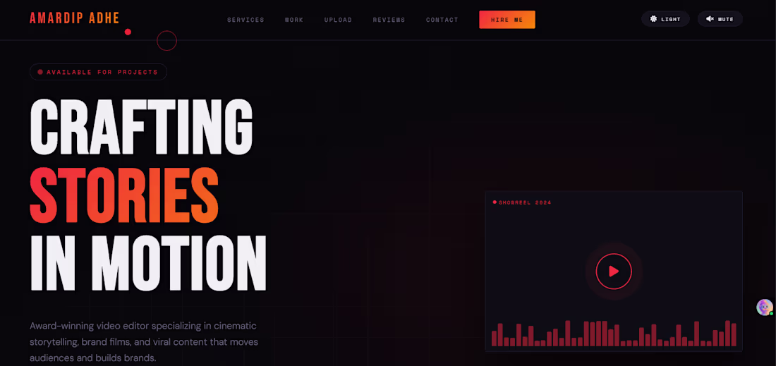 Cover image for Amardip adhe video editor Portfolio