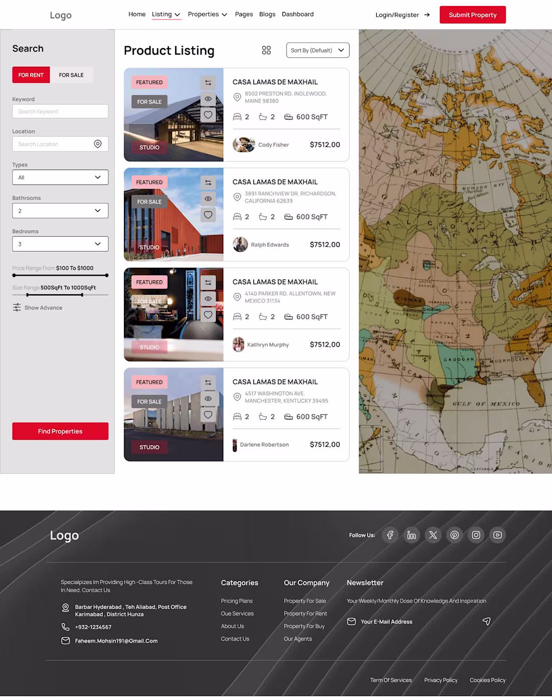 Cover image for Real-E- State Website :: Behance