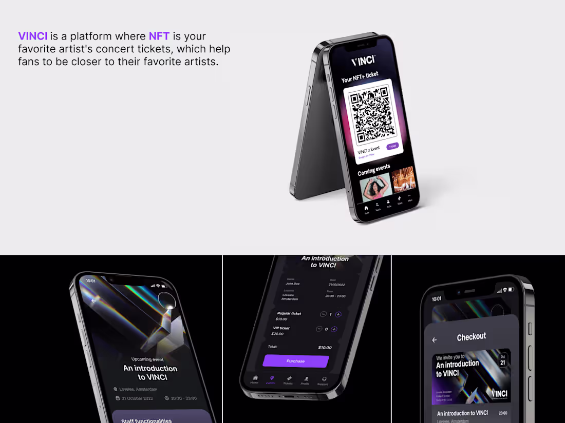 Cover image for VINCI Branding | UI/UX