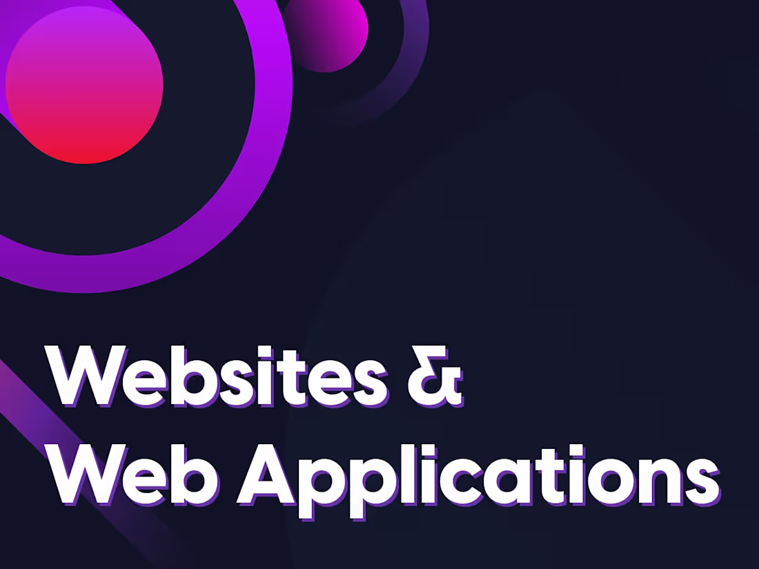 Cover image for Websites & Web Applications