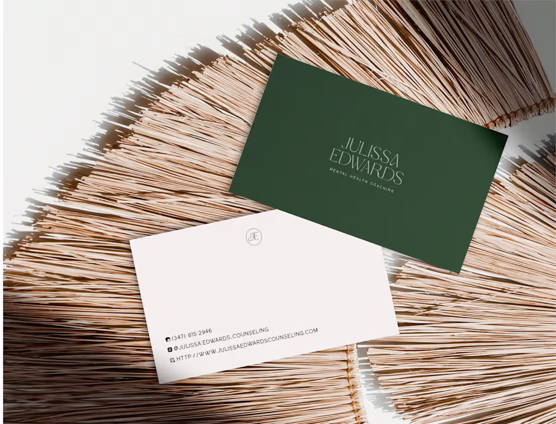 Cover image for JULISSA EDWARDS COUNSELING - Brand Strategy & Identity
