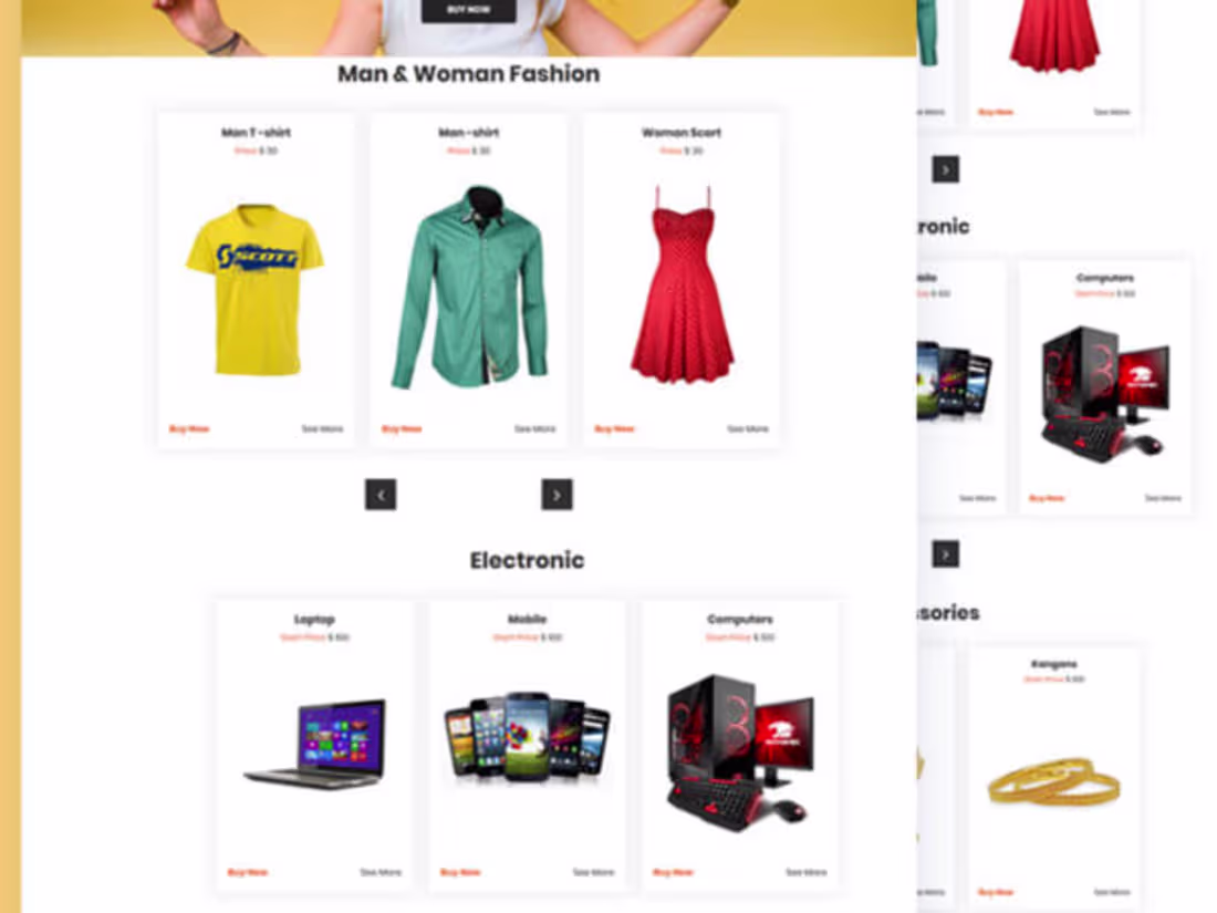 Cover image for Ecommerce Website