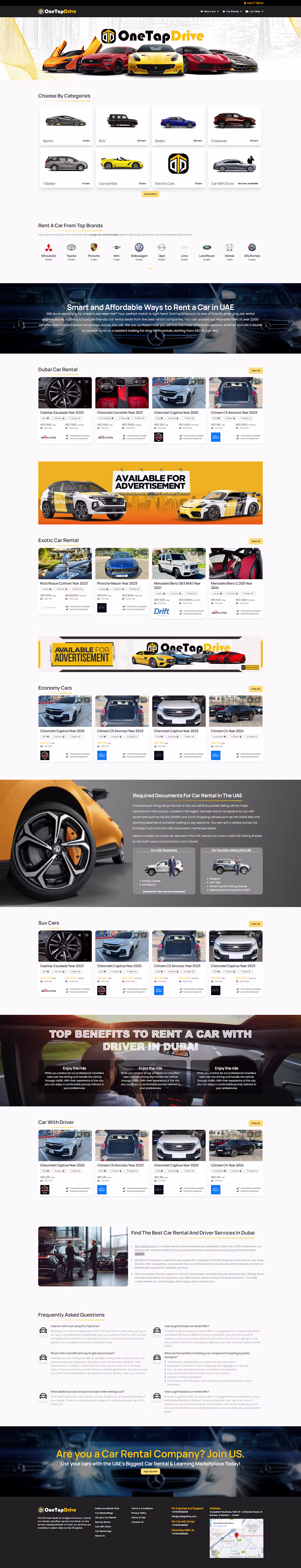 Cover image for Built OnetapDrive, a Dubai-based car