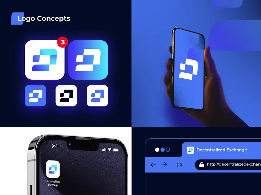 Cover image for Decentralized Exchange Logo Design