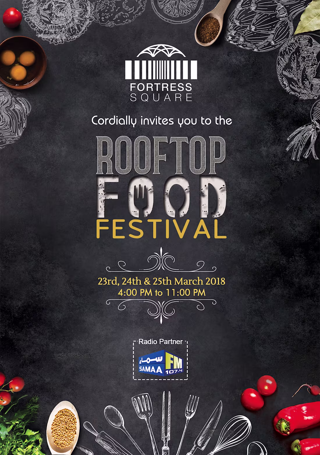 Cover image for BRANDING OF FORTRESS SQUARE ROOFTOP FOOD FESTIVAL