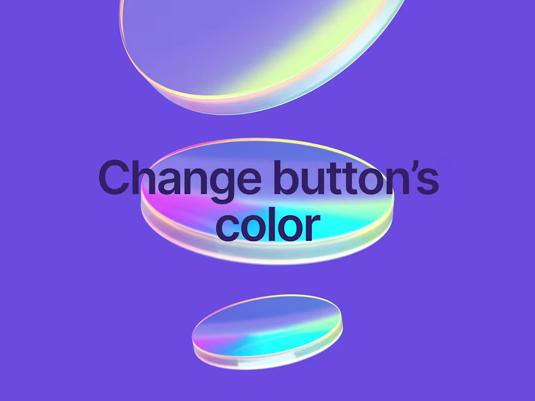 Cover image for Change the colors of your website's button