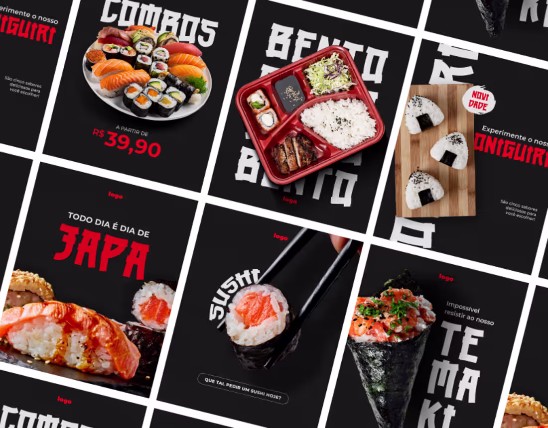 Cover image for Japanese Restaurant ✦ Social Media Design :: Behance