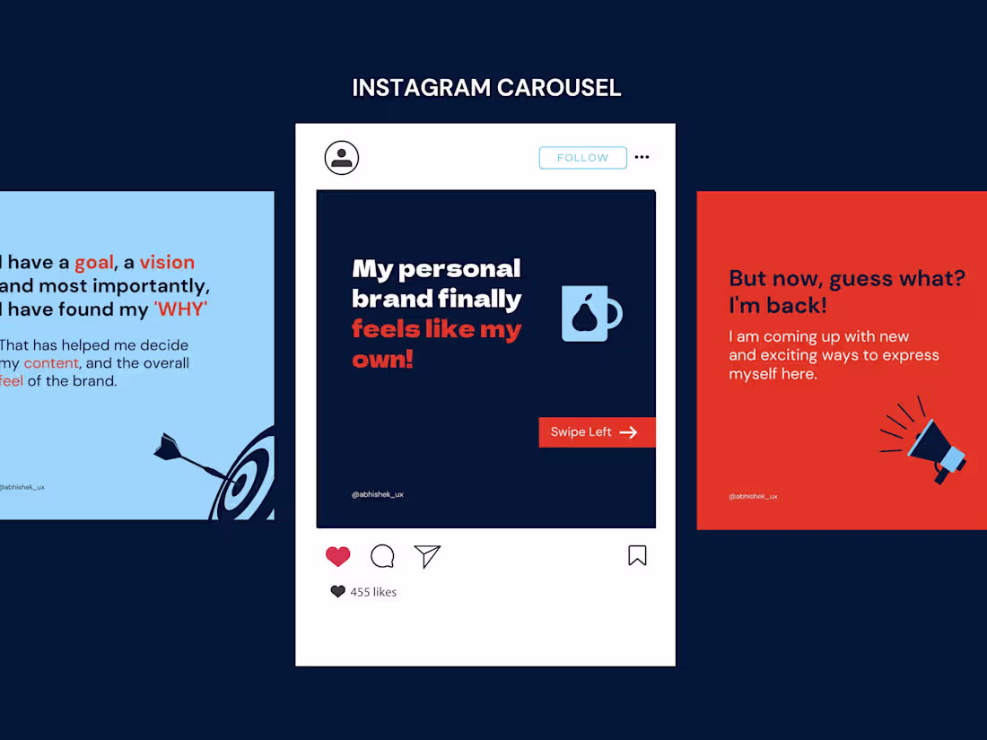 Cover image for Visual Identity for a Personal Brand on Instagram