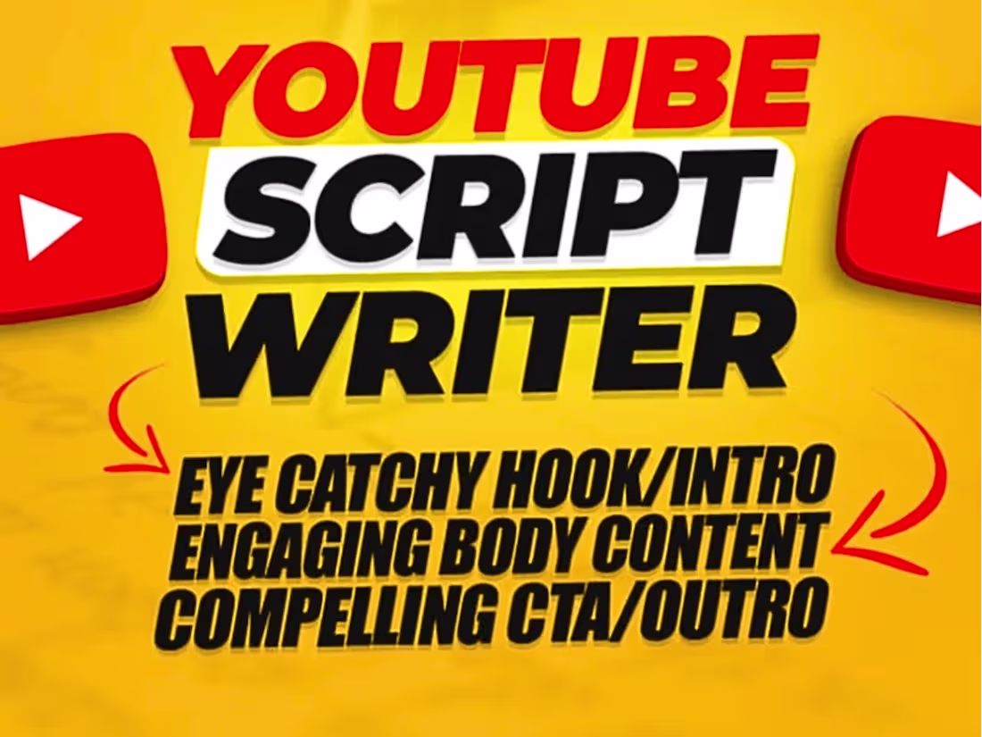 Cover image for A compelling YouTube script from a Youtube Script Writer