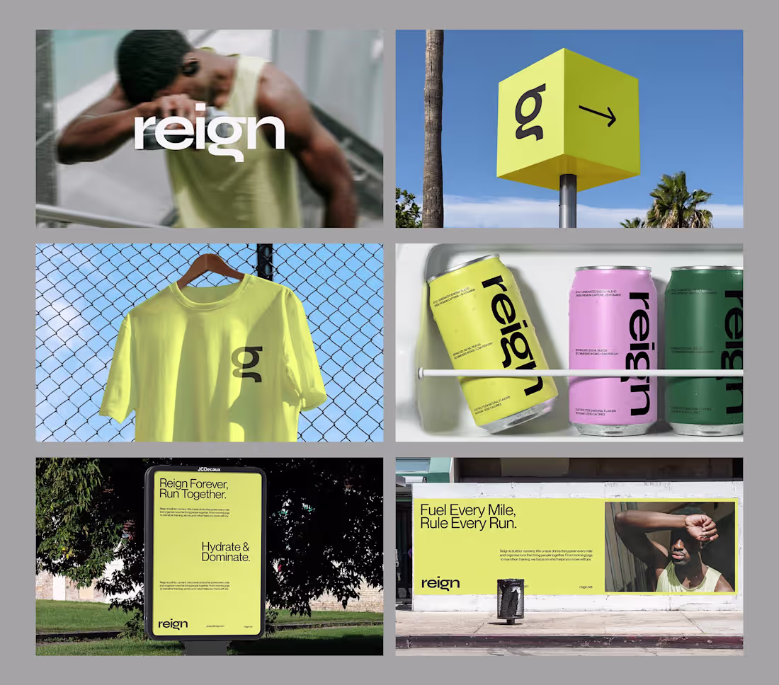 Cover image for brand work for Reign