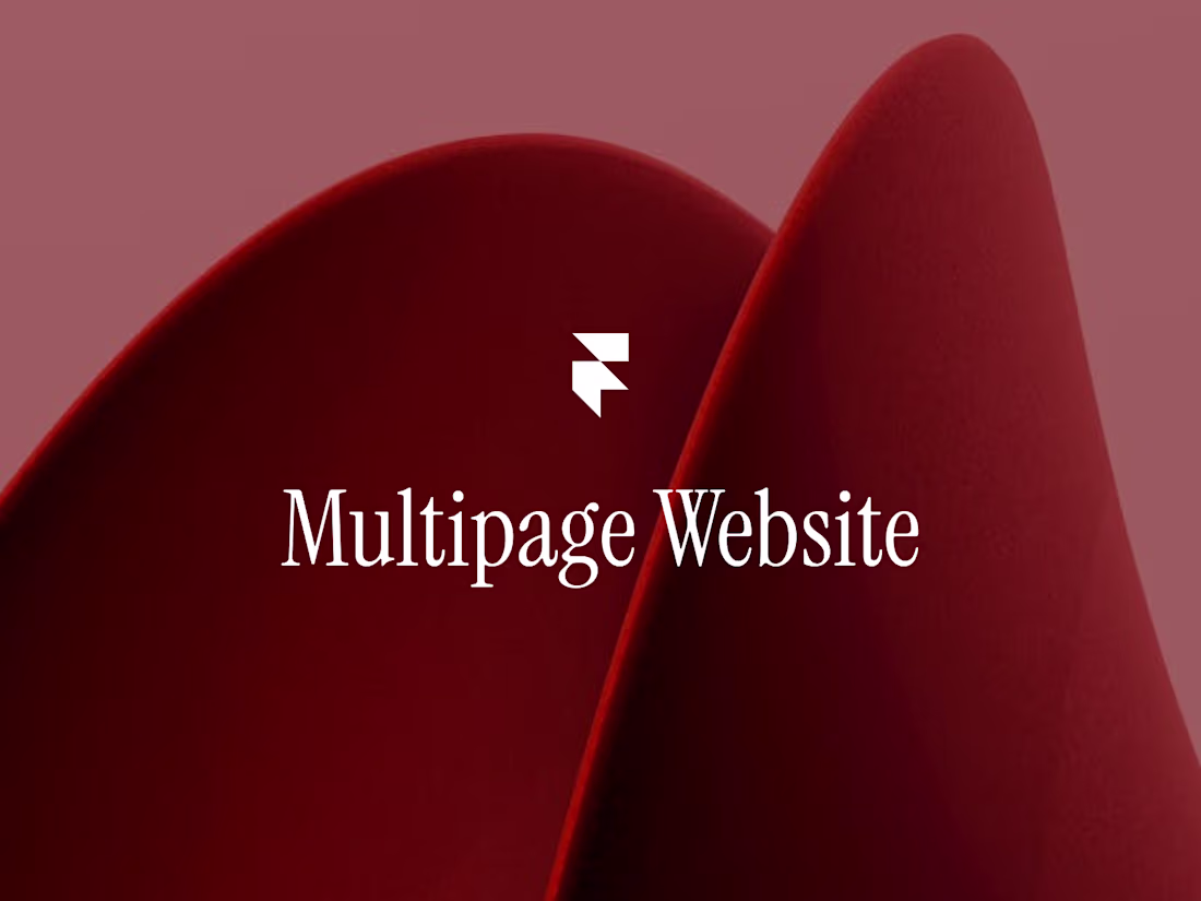 Cover image for Framer Multipage Website